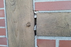 Fachwerkbalken sandgestrahlt